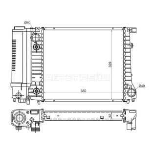 Радиатор BMW 3-Series 81-94 SAT