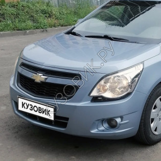 Бампер передний в цвет кузова Chevrolet Cobalt (2011-2016) GCW - Misty Lake - Голубой