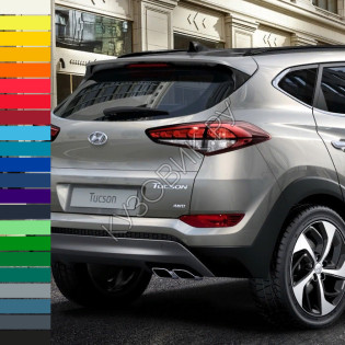 Бампер задний верхний в цвет кузова Hyundai Tucson 3 (2015-)